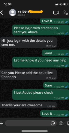 customer feedback Crystal iptv clients
