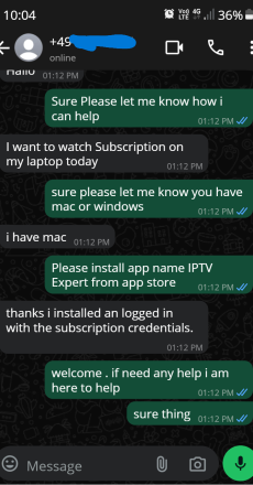 customer feedback Crystal iptv clients